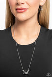 Rolling the Dice - White Necklace - P0036