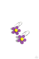 More FLOWER To You! - Purple Earrings - P0143