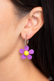 More FLOWER To You! - Purple Earrings - P0143