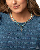 Longhorn Longevity - White Necklace - P0818