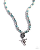 Longhorn Longevity - White Necklace - P0818