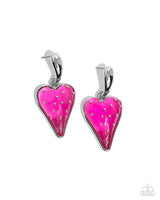Glossy Goodwill - Pink Post Earrings - P0223