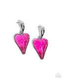 Glossy Goodwill - Pink Post Earrings - P0223