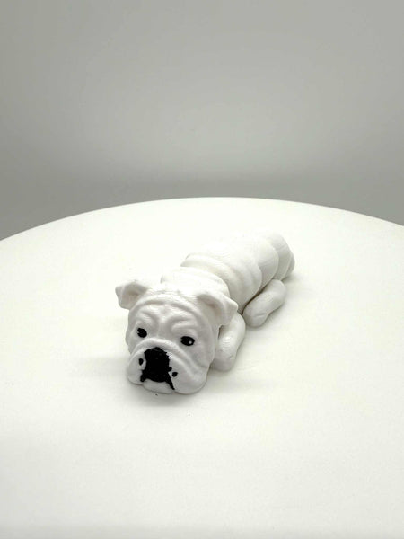 3D Printed 3" ARTICULATING BULLDOG 1 - #0578