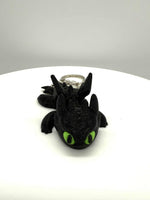 3D Printed 2" ARTICULATING DRAGON KEYCHAIN 1 - #0505