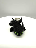 3D Printed 2" ARTICULATING DRAGON KEYCHAIN 1 - #0505
