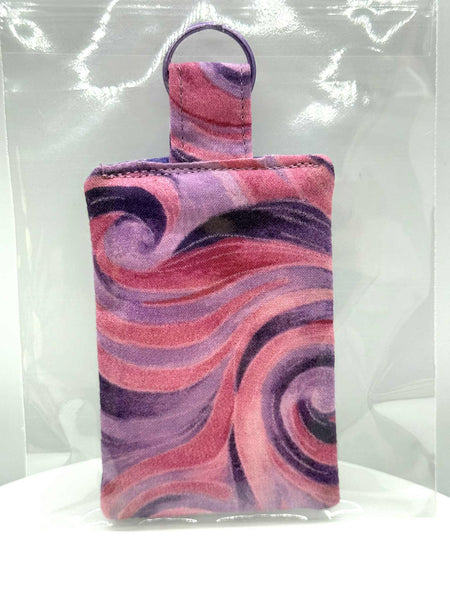 Fabric Swirl Pattern Keychain - #0554