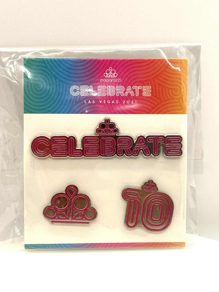 Vintage Paparazzi Convention 2021 Celebrate Pins - P0363