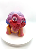 3D Printed 4 1/2" ARTICULATING BOX TURTLE 1 - #0324