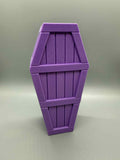 3D Printed Coffin with 13 Halloween themed Minis inside - #0592