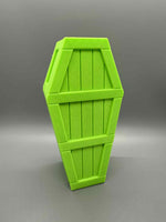 3D Printed Coffin with 13 Halloween themed Minis inside - #0592