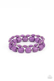 Colorfully Country - Purple Bracelet - P0285