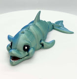 3D Printed 5" ARTICULATING DOLPHIN 1 - #0228