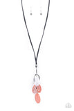 Fundamentally Flirtatious - Orange Necklace - P0343