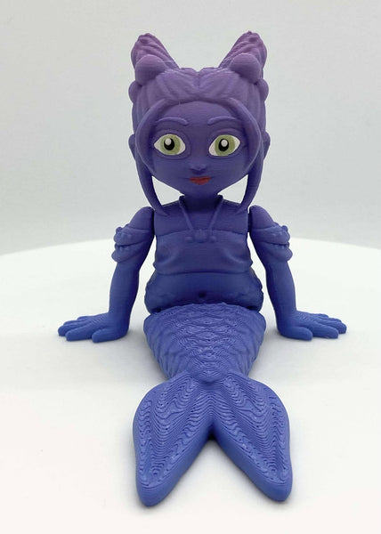 MERMAID 6" SMALL MULTI COLOR - #0219