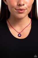 Sprinkle of Simplicity - Pink Necklace - P0729