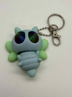 3D Printed 2 1/2" ARTICULATING BEE KEYCHAIN 1 - #0501