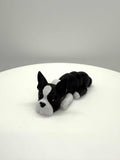 3D Printed 3" ARTICULATING BOSTON TERRIER 1 - #0579