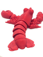 3D Printed 6" ARTICULATING LOBSTER 1 - #0271
