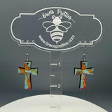 Cross Earrings 4 - #0587