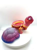 3D Printed 4 1/2" ARTICULATING BOX TURTLE 1 - #0324