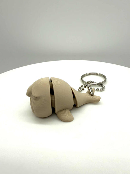 3D Printed 2" ARTICULATING UGLY FISH KEYCHAIN 1 - #0506