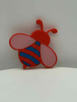 3D Printed 2" BEE WITH MAGNET 1 - #0525
