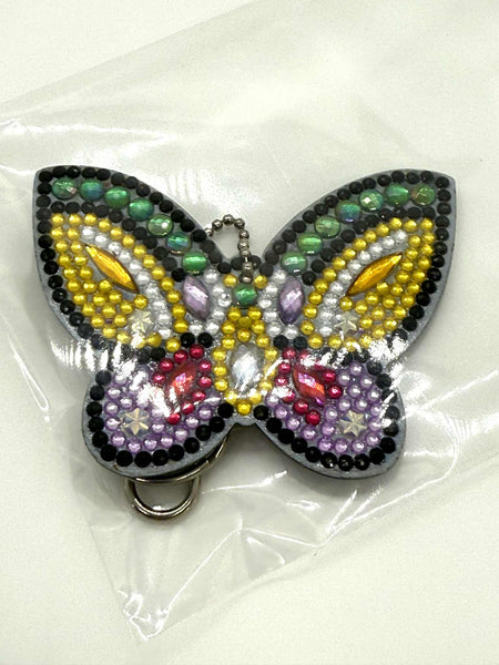 Diamond Art Butterfly Pattern 4 Keychain - #0577