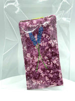 Fabric Pattern with Lavendar Keychain - #0561